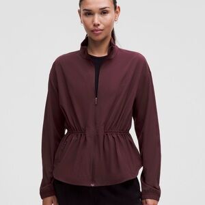 Lululemon Cinch-Waist UV Protective Running Jacket Size Medium Women’s Plum